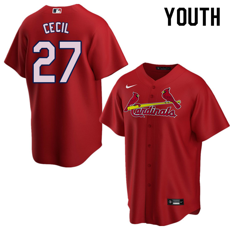 Nike Youth #27 Brett Cecil St.Louis Cardinals Baseball Jerseys Sale-Red